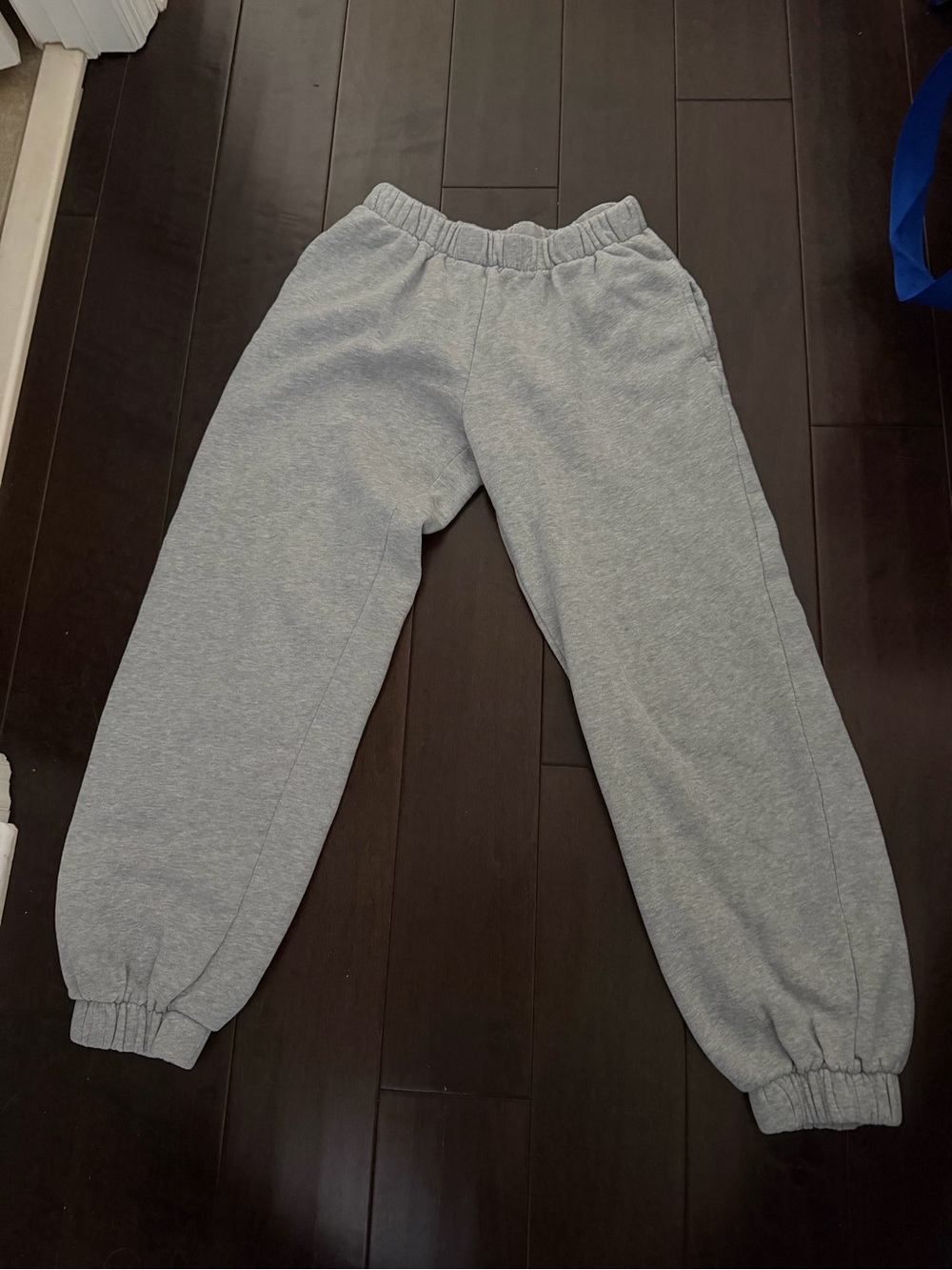 Brandy Melville Gray Cozy Track Joggers